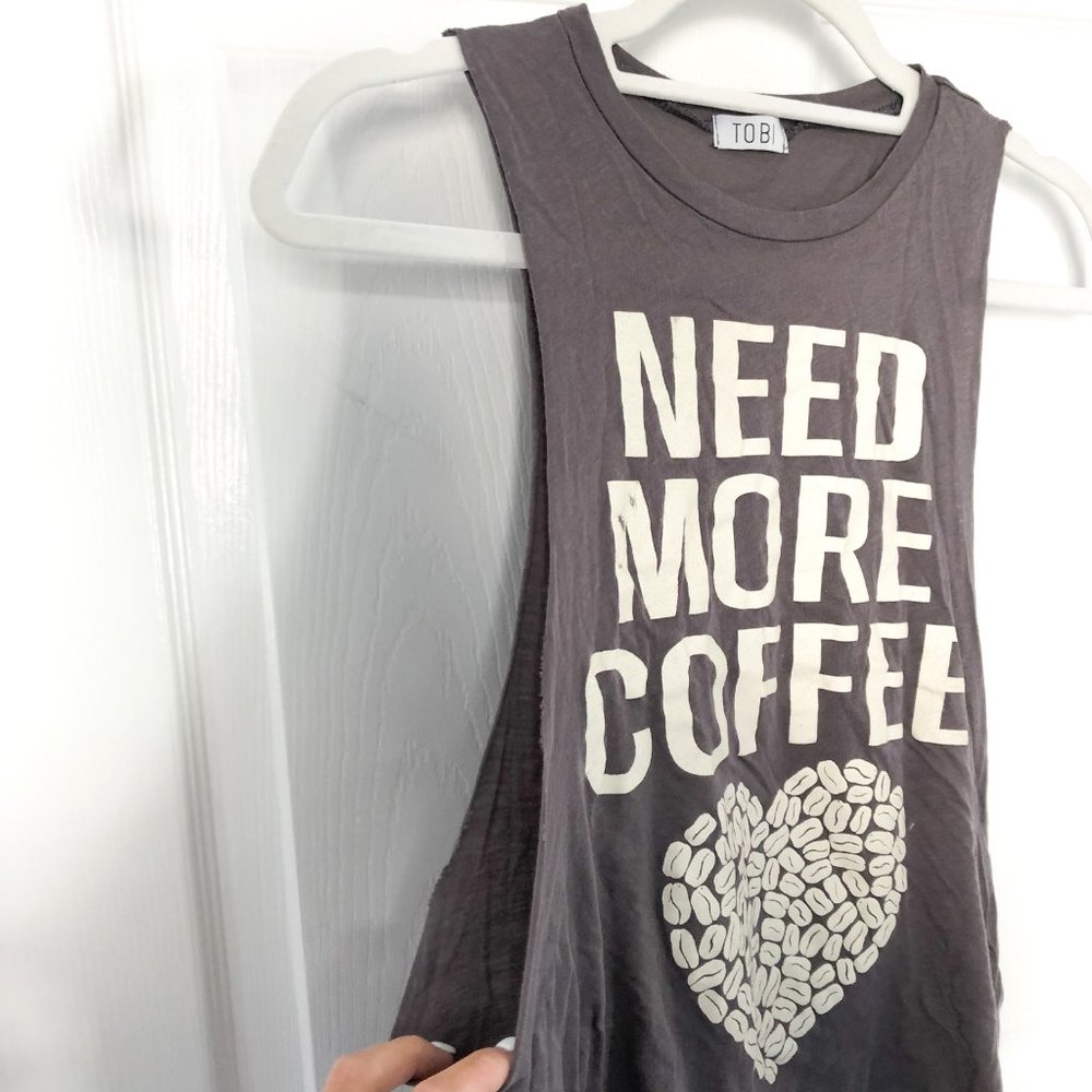"Need More Coffee" Tank - Picture 3 of 6